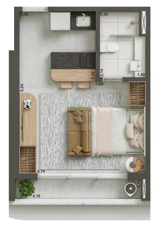 Apartamento, 1 quarto, 38 m² - Foto 10