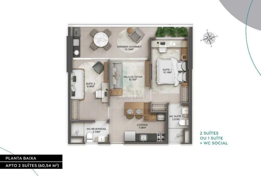 Apartamento, 2 quartos, 60 m² - Foto 20